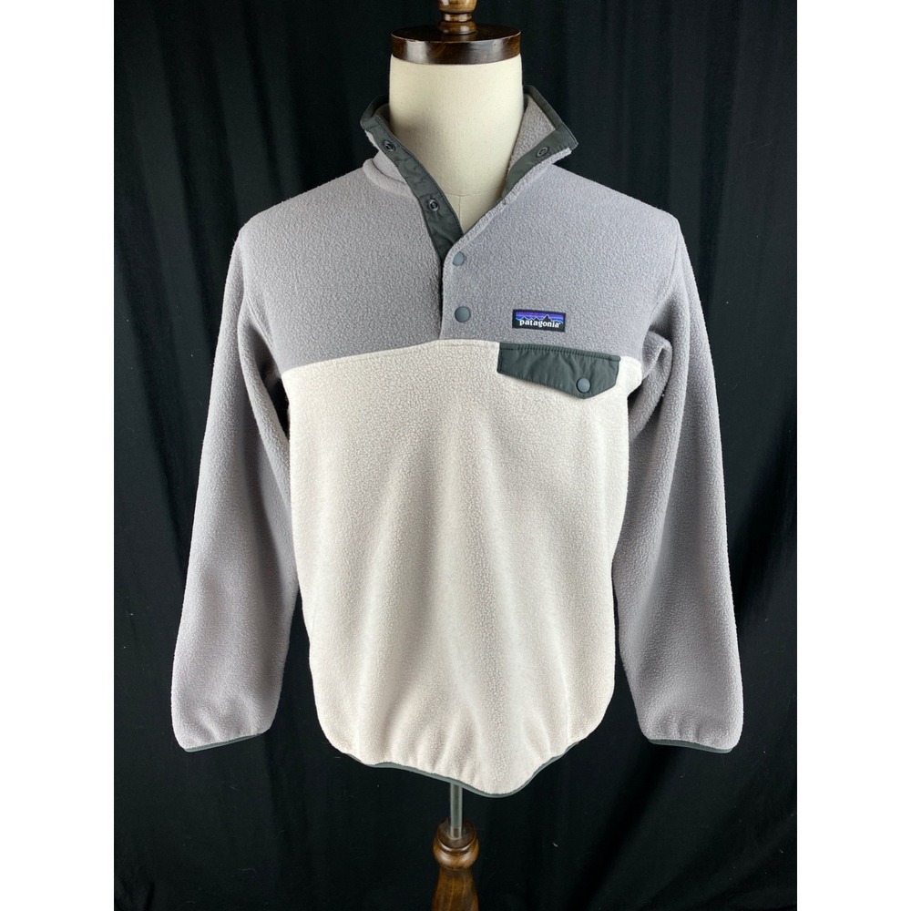Patagonia Synchilla Fleece Jacket Women's Size M Snap-T Sweater 25455 Colorblock - Picture 3 of 11